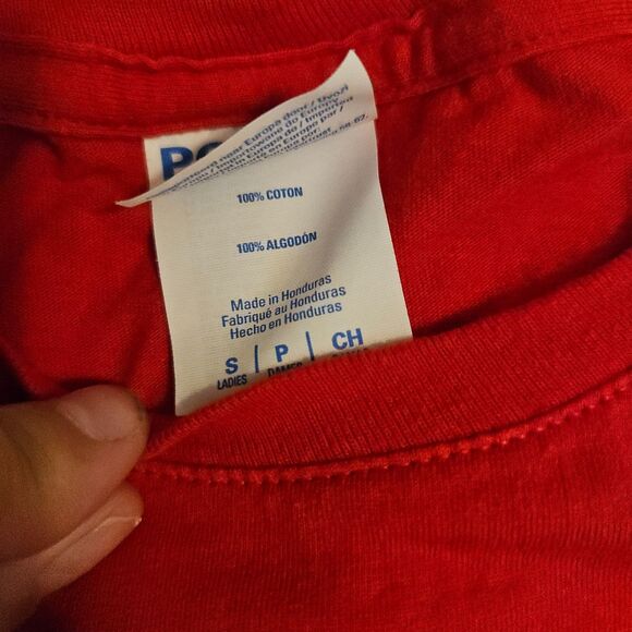 Swiftie "Loving Him Was Red" Graphic Football Tee - Size S (Women's) - Picture 5 of 5